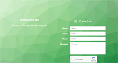 Desktop Screenshot of healthypatches.com